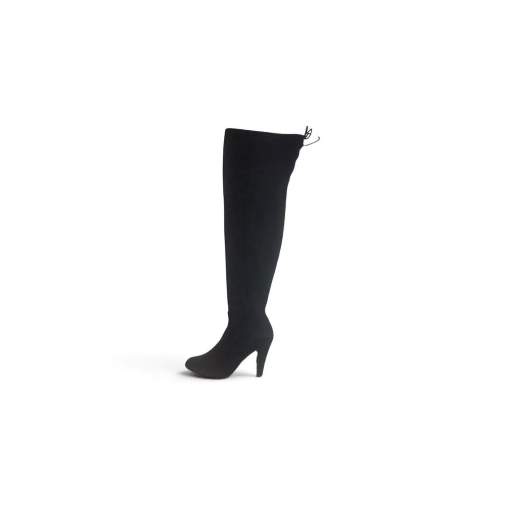 Mossimo OTK Black Suede Boots sz 8